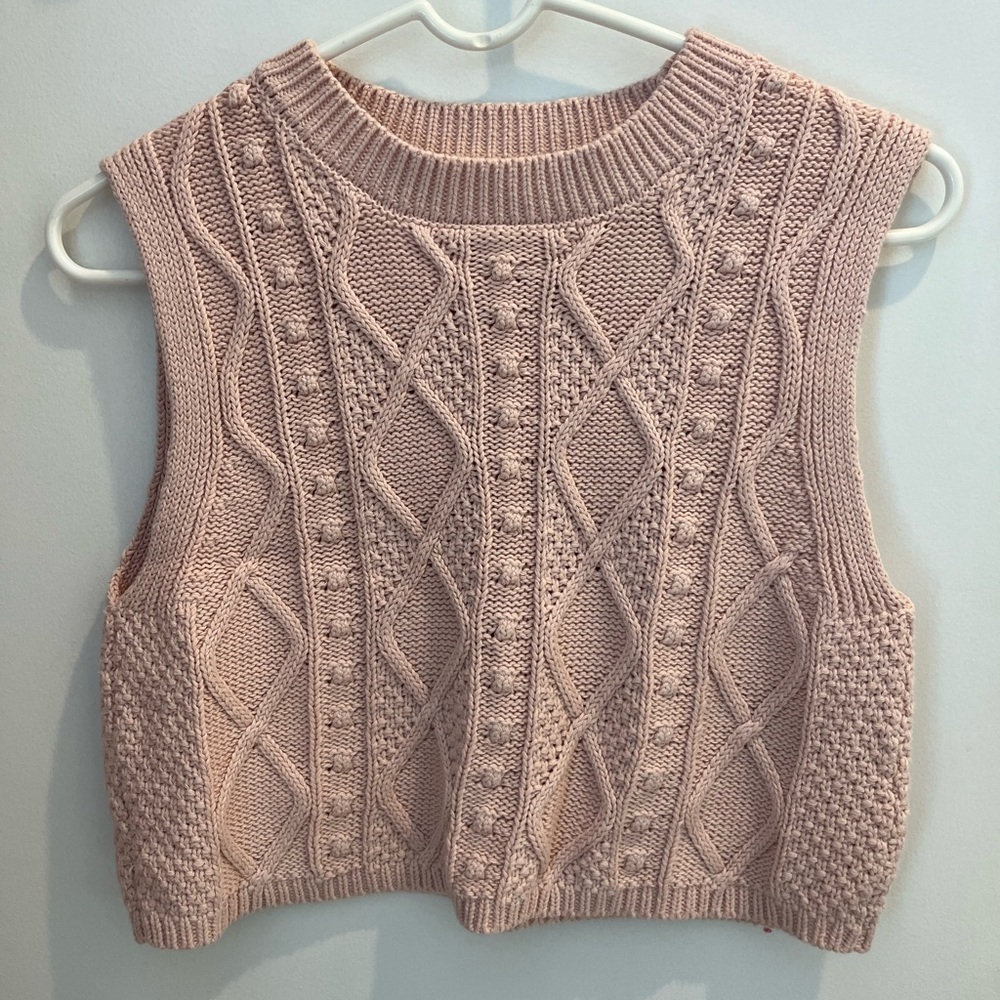 Cropped Sweater Tank